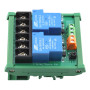Kaksikanavainen DIN-rele SLA-12VDC-SL-C 12V, 2×30A