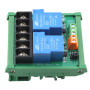 Kétcsatornás relé SLA-24VDC-SL-C, 250V/30A DIN sínre
