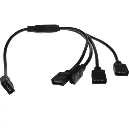 Cable splitter for RGB LED tapes, 4x output