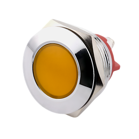Kovinska LED indikatorska lučka 22 mm – različne barve, IP65