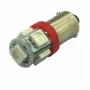 BA9S, LED 5x 5050 SMD - punainen, AMPUL.eu