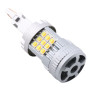 Bec LED 3157 auto, 36 LED-uri SMD 3030, alb/galben, 10-30V