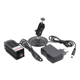 Lasermodul grøn 520nm, 500mW med justerbar holder