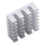 Aluminijski hladnjak 14x14x6 mm u crnoj, zlatnoj i srebrnoj varijanti