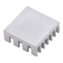 Hliníkový chladič 14x14x6 mm v čiernej, zlatej a striebornej variante