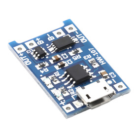 Modul de încărcare Micro USB cu protecție pentru Li-Ion 18650