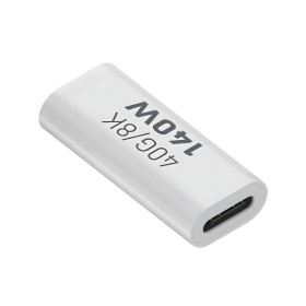 USB-C-sovitin suora, 140 W ja 40 Gbps – Alumiinirunko