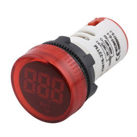 LED-digitaalinen paneelilämpömittari 50–380V, 22 mm reikä