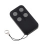 Télécommande universelle noire pour porte de garage 260-868 MHz