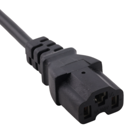 Adaptor cablu DC 5,5×2,1 mm la IEC (mascul) pentru încărcătoare