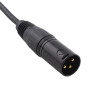 Kaapelisovitin DC 5,5 × 2,1 mm - XLR, 3-nastainen (uros)