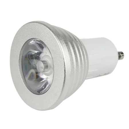 AMP3RGB45, LED-lampa GU10 3W, RGB 45°, AMPUL.eu