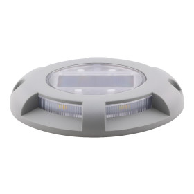 Solární zapuštěné LED svítidlo 130x115mm, IP68, oválné