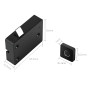 SYP02 black fingerprint lock for drawers and cabinets