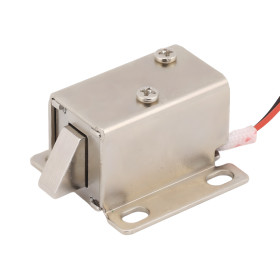 Electromagnetic lock LY031 with latch - 6/12V DC