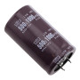 Condensador aluminio 1000 µF 500 V radial, filtro y suavizado