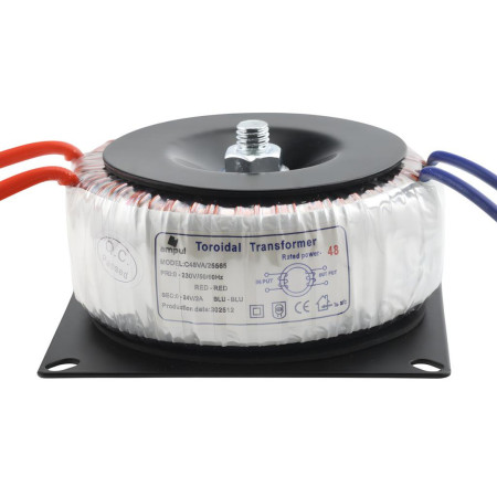 Toroidni transformator, 24 V AC, 2 A, 48 VA