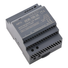 DIN-skinne strømforsyning 24V 3,83A AMPUL HDR-100-24