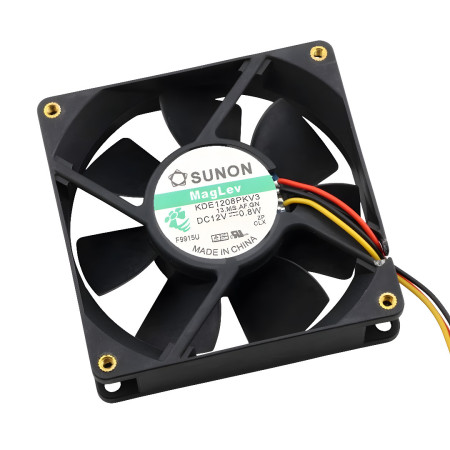 Ventilátor SUNON 80x80x20mm, DC 12V, MagLev, KDE1208PKV3
