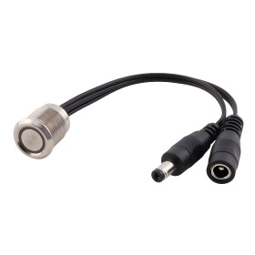 Regulador de intensidad LED táctil DIM-1 plateado, 12-24V, 6A