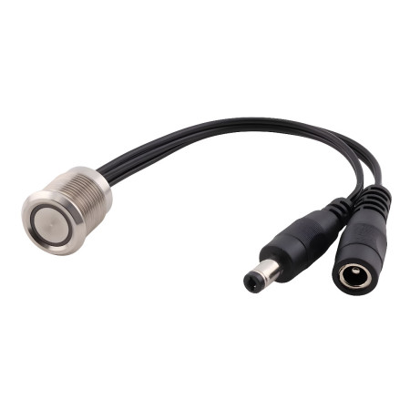 Touch-LED-Dimmer DIM-1, 12–24 V, 6 A, silber