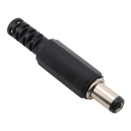 DC priključek 5,5×2,1 mm za kabel – spajkanje