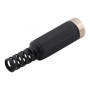 Conector DC 5,5×2,1 mm pe cablu, lipire (mascul/femelă)