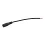 DC-strömkontakt 5,5×2,1 mm med 15 cm kabel