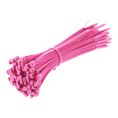 Cinghie di nylon 3x100 mm nere - confezione 100 pz