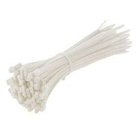 Cintas de nylon 3x150mm blancas (1000 pcs)