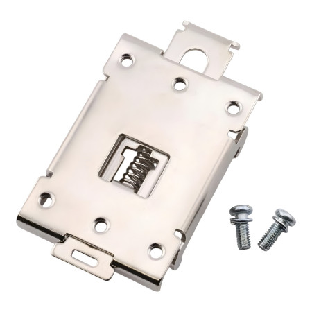 Metal snap-in DIN rail holder for SSR relays, 35 mm