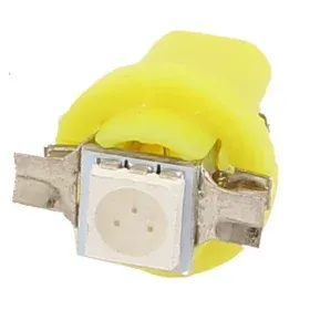 T5, B8.5D, 1x 5050 SMD LED - Gul, AMPUL.eu