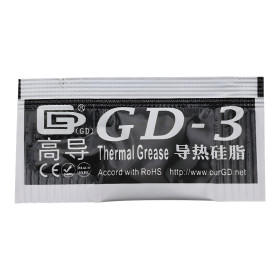 Teplovodivá pasta GD-3 0.5g s vodivostí 7,5 W/m·K