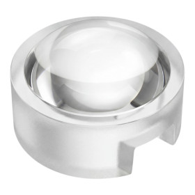Akrylová čočka pro 1W 3W a 5W SMD LED diodu s naklapnutím