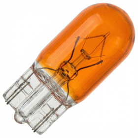 Bec halogen T10, 5W, 12V, Portocaliu - Durată mare de viață
