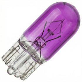 Bombilla Halógena T10 5W 12V Morado – Luz Púrpura de Larga Duración