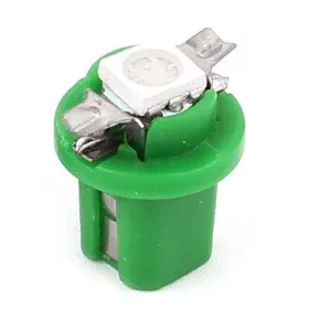 T5, B8.5D, 1x 5050 SMD LED - Zelená, AMPUL.eu