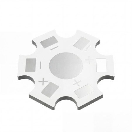 Aluminiums PCB til 1W, 3W LED – 20mm, varmeafledende