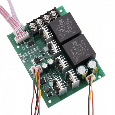 Výkonný regulátor otáček DC motoru 9-60V DC pro zátěž 60A