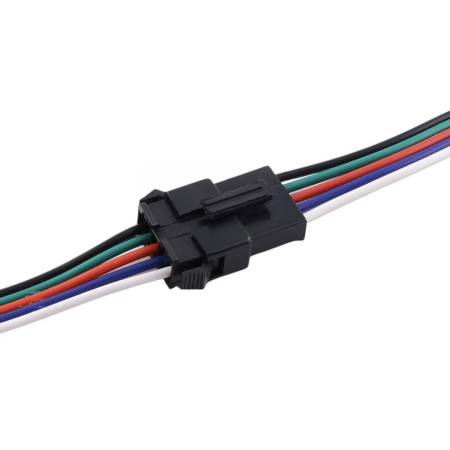 Connecteur JST SM avec fils 15 cm – 2 à 6 broches pour LED et DIY