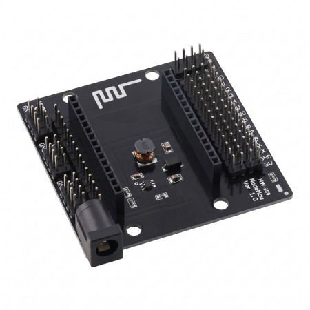 NodeMCU ESP8266 base board with 6–24V DC input
