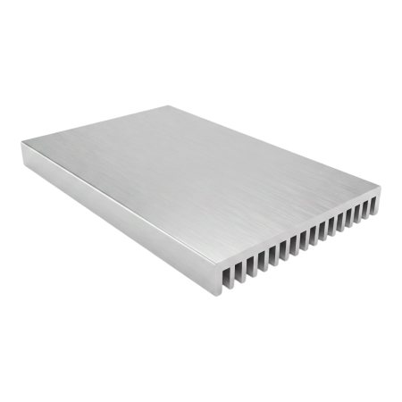 Alumiininen jäähdytin 100x61x5.5 mm tehoelektroniikalle