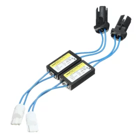 Resistor para bombillas LED T10 para coches, par (elimina el