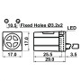 Inductive sensor SN04 N1, NPN NO - Automation, IP67