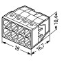 WAGO PUSH WIRE 2273-203 csatlakozóbilincs