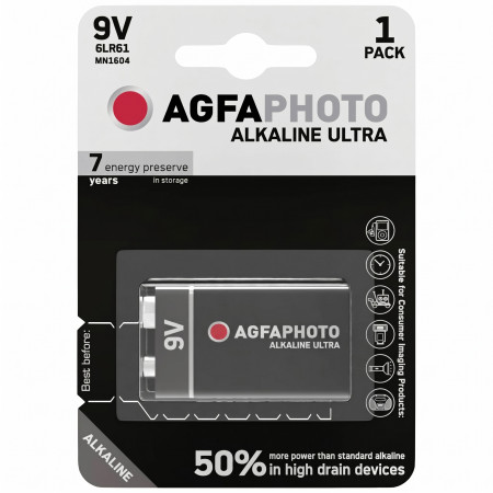 Alkáli elem GP ULTRA PLUS 9V | AMPUL.eu