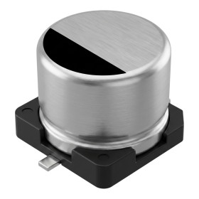 SMD-elektrolyyttikondensaattori elektronisiin piireihin
