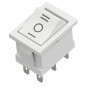Rocker Switch KCD1 ON-OFF-ON White 250V/6A 6-Pin