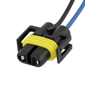 Conector cu soclu H11, H8 pentru becuri auto, 12V DC