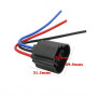 Connector with Socket H13 (9008), Female - Car Bulbs